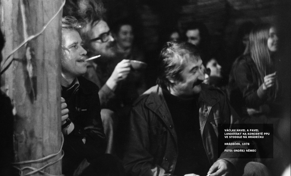 Hrádeček – Václav Havel a Pavel Landovský